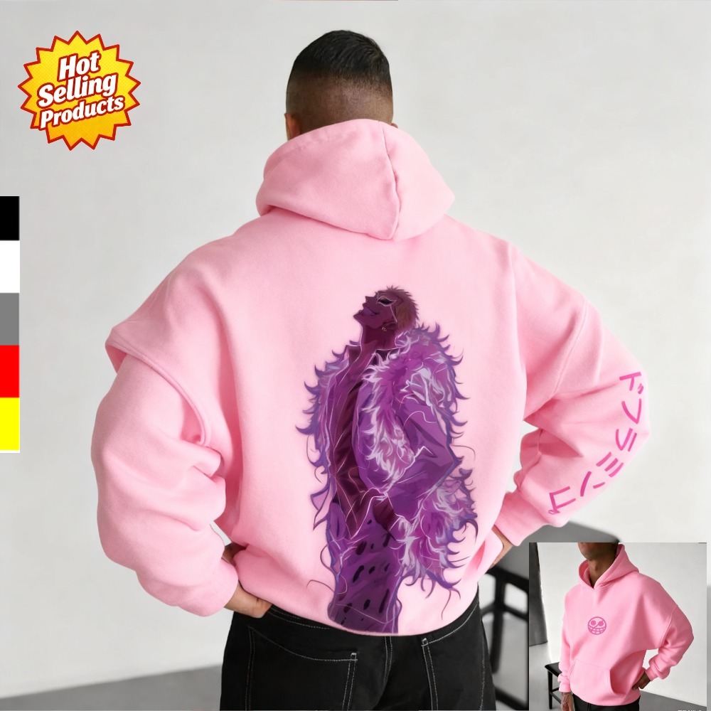 One Piece Hoodie Donquixote Do - مراجعة Streetwear Brand Y2K وسعره