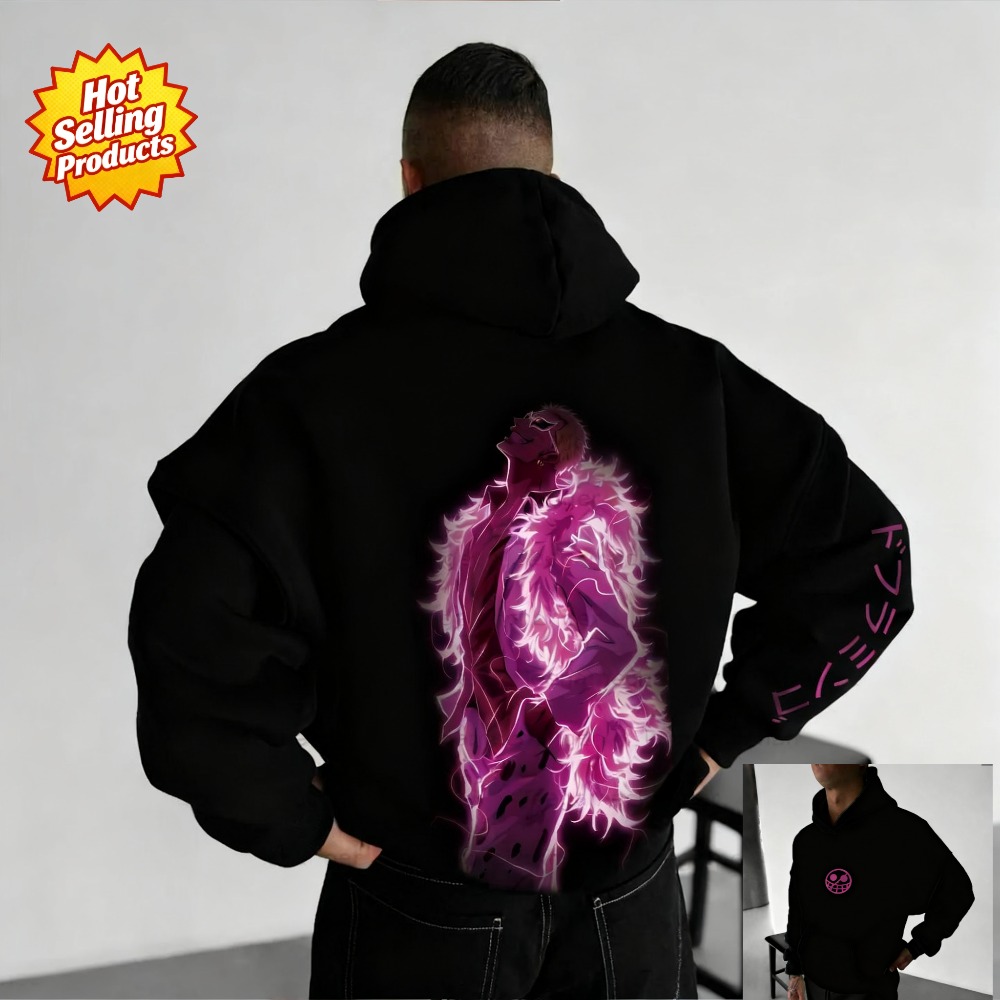 One Piece Hoodie Donquixote Do - مراجعة Streetwear Brand Y2K وسعره