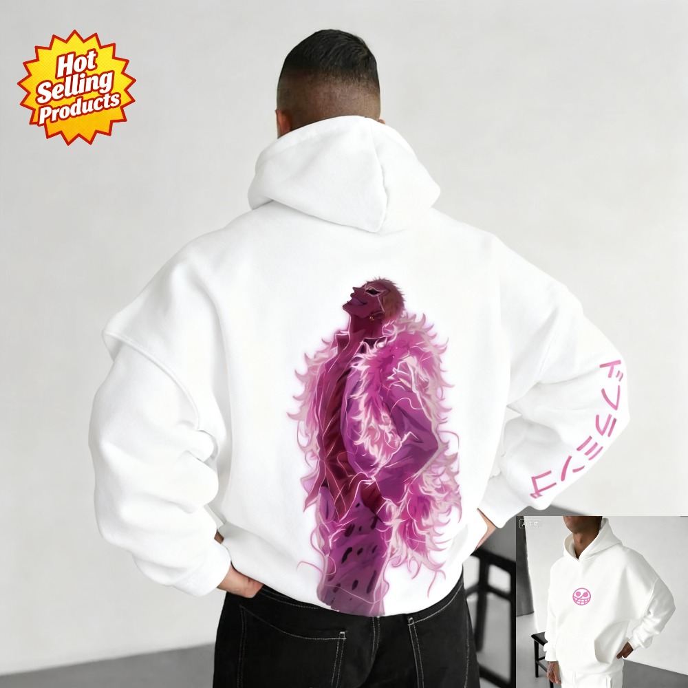 One Piece Hoodie Donquixote Do - مراجعة Streetwear Brand Y2K وسعره