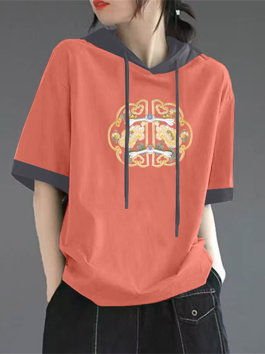 Red Pure Cotton Short Sleeve T - مراجعة Streetwear High End Brand وسعره