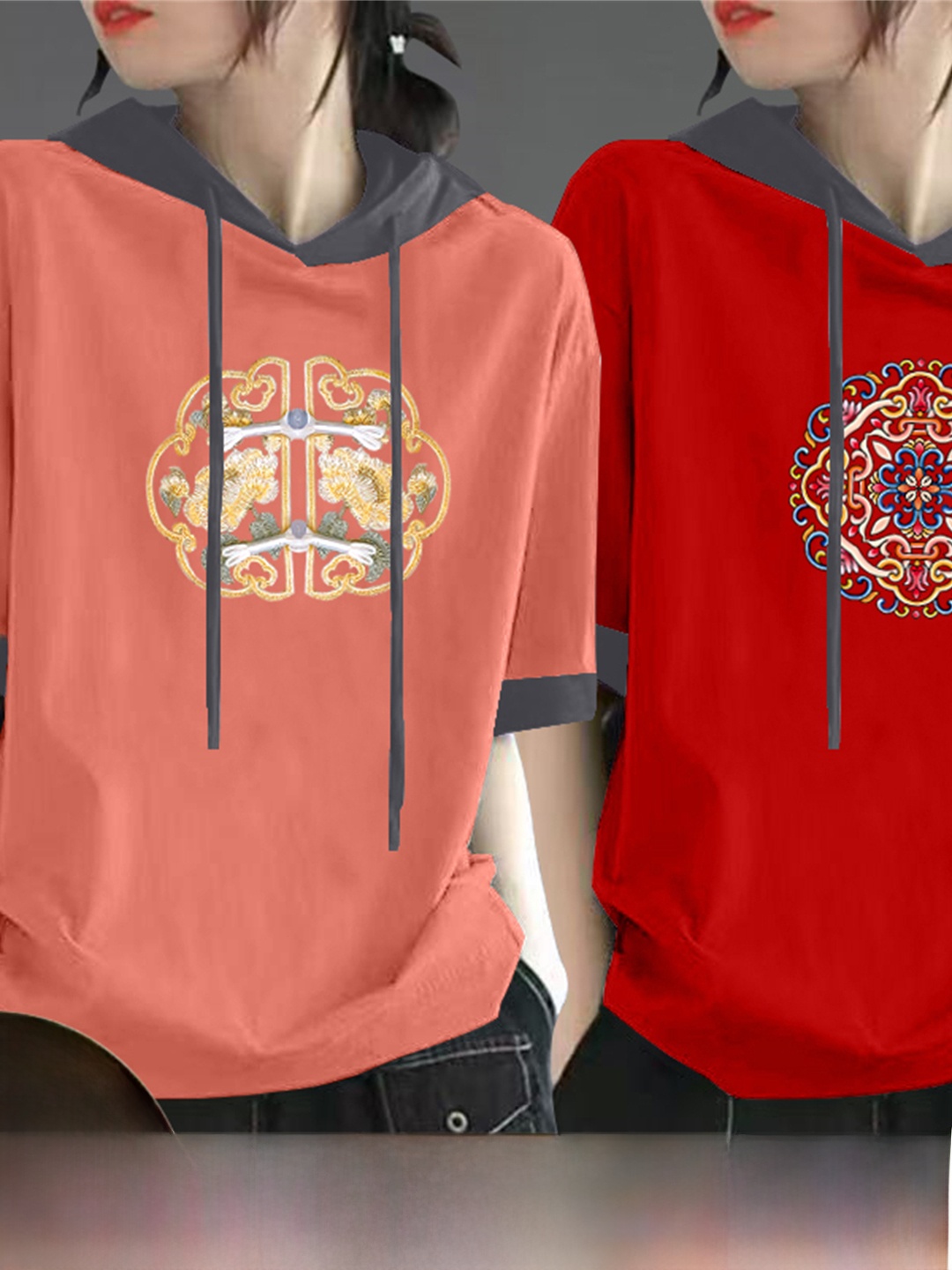 Red Pure Cotton Short Sleeve T - مراجعة Streetwear High End Brand وسعره