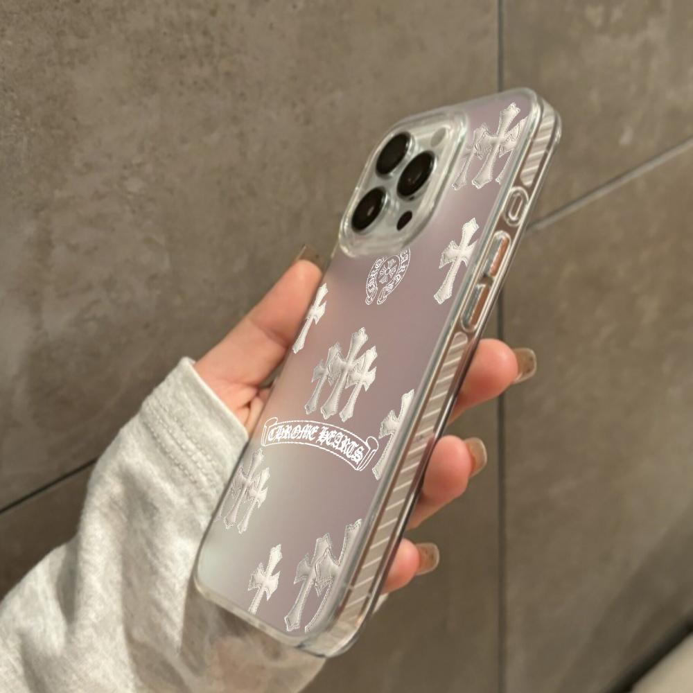 INS Cross Phone Case FOR IPhon - مراجعة Chrome Hearts Ring وسعره