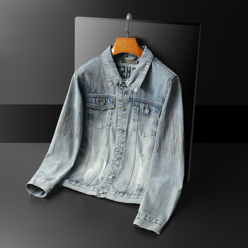 Brand Vintage Washed Denim Jac - مراجعة Streetwear High End Brand وسعره