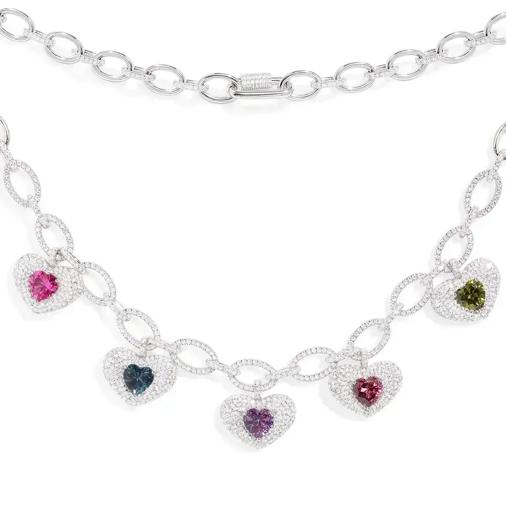 CY 2025 New Colorful Love Adju - مراجعة Chrome Hearts Ring وسعره