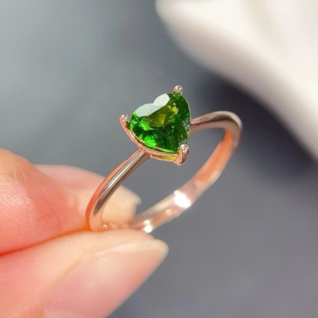 925 Silver Gemstone Ring 6mm 0 - مراجعة Chrome Hearts Ring وسعره