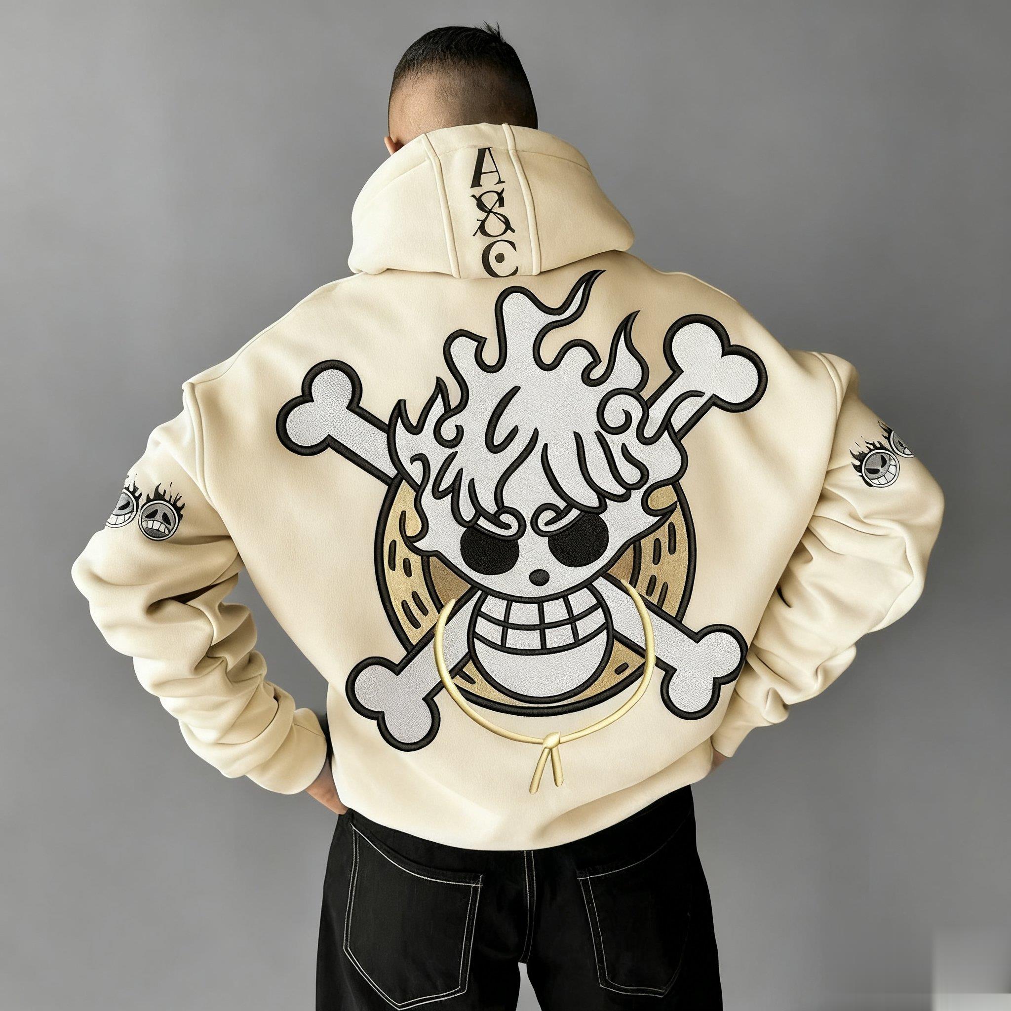 Oversized One Piece Anime Hood - مراجعة Streetwear Brand Y2K وسعره