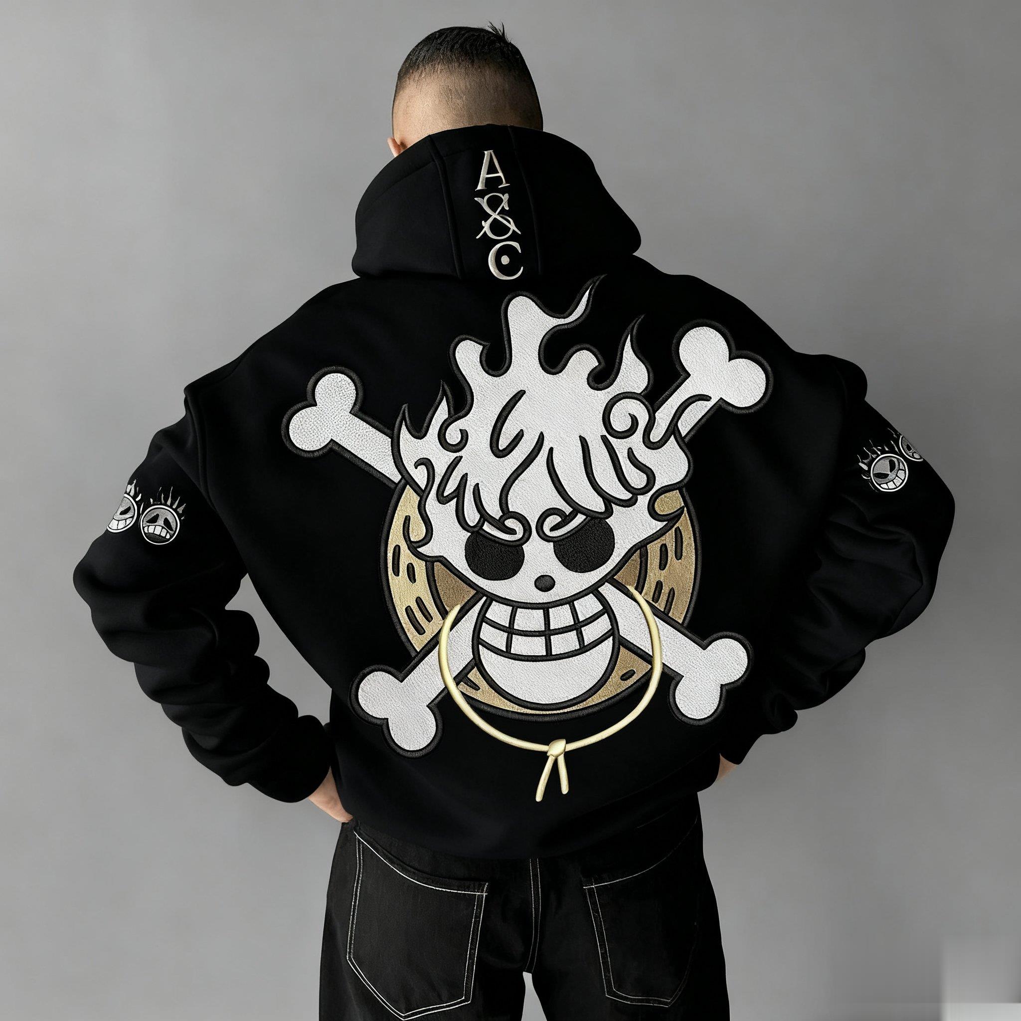 Oversized One Piece Anime Hood - مراجعة Streetwear Brand Y2K وسعره