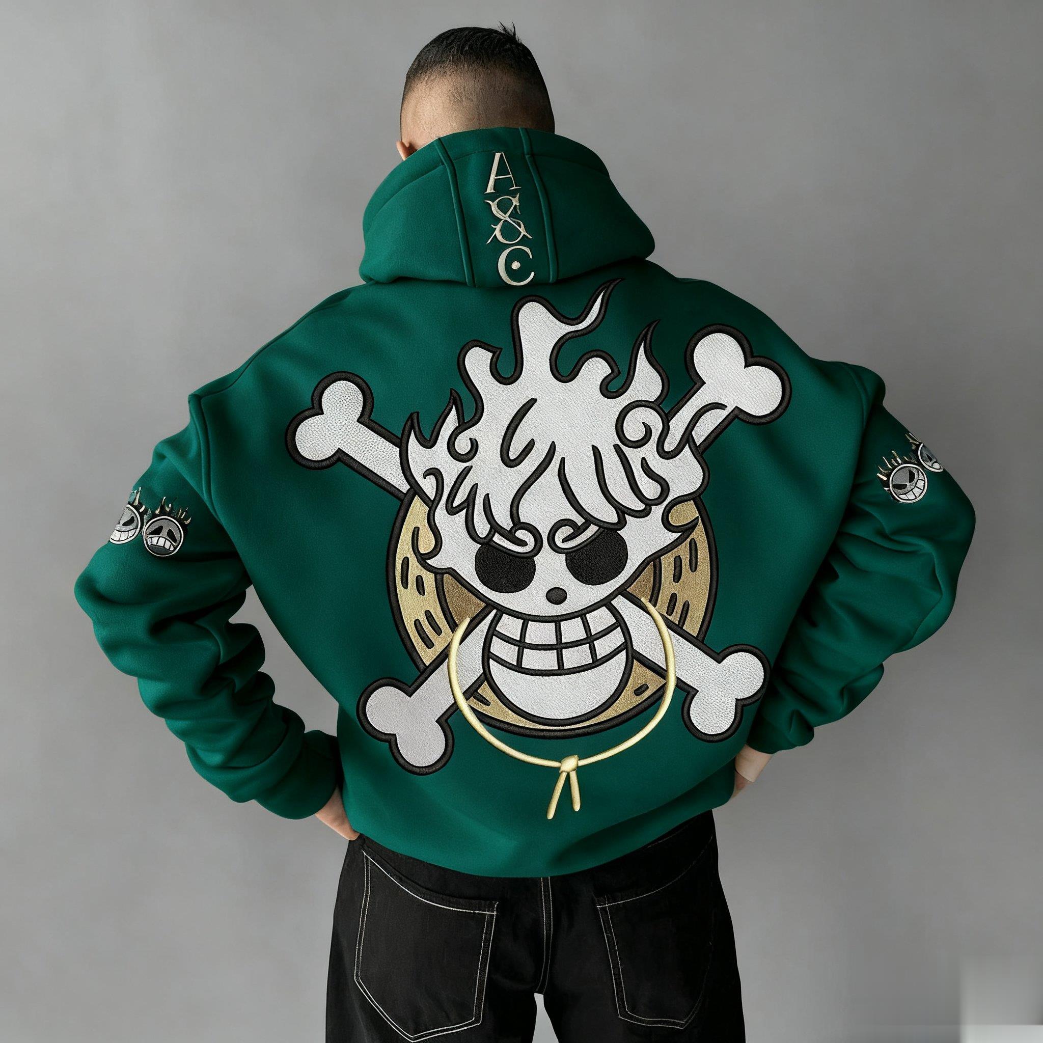 Oversized One Piece Anime Hood - مراجعة Streetwear Brand Y2K وسعره