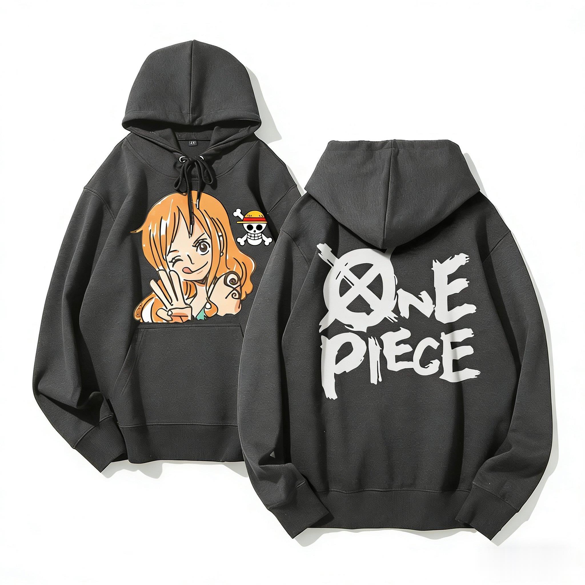 One Piece Nami Anime Hoodie Me - مراجعة Streetwear Brand Y2K وسعره