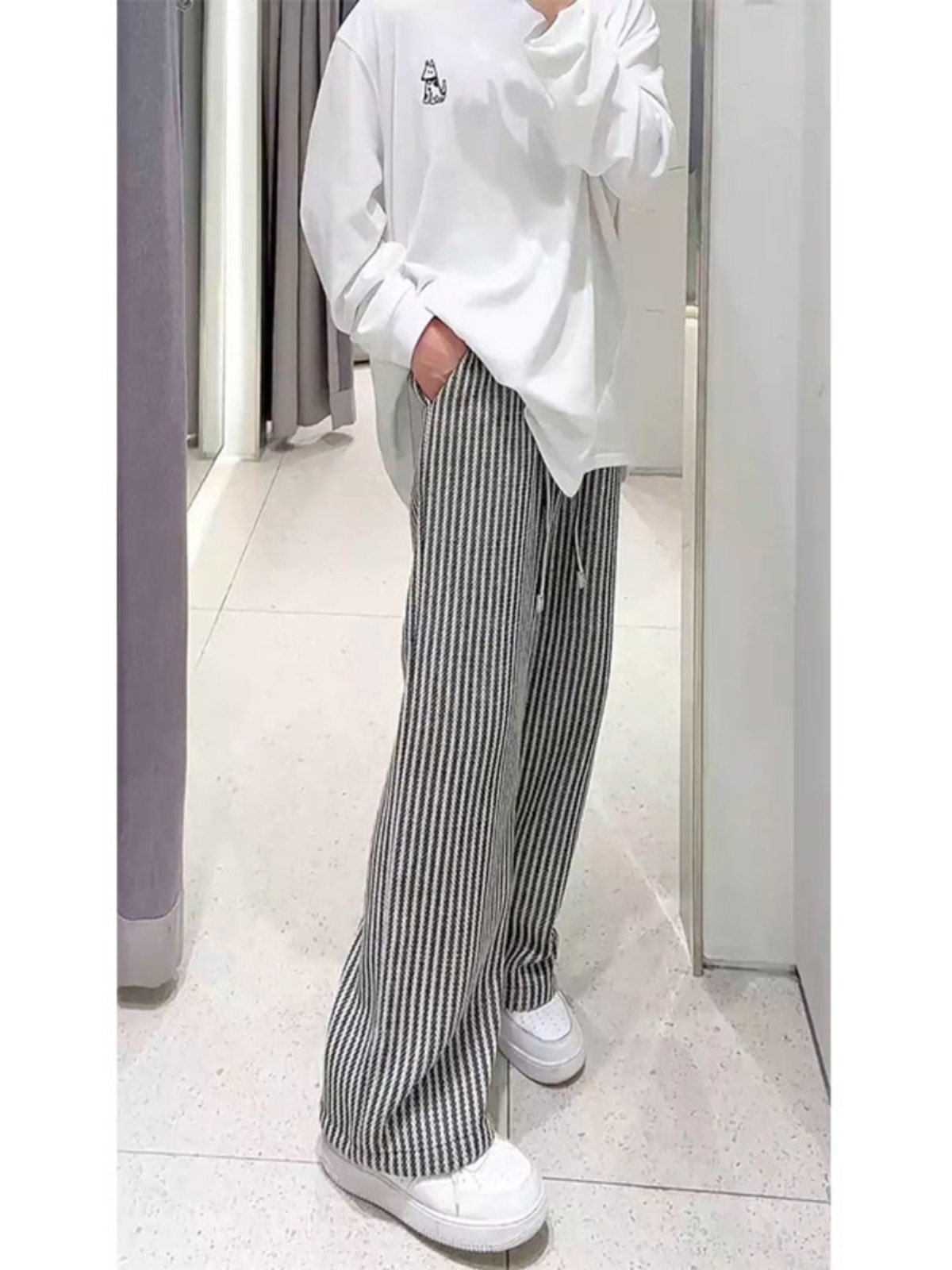 Loose Fit Men's Casual Straigh - مراجعة Streetwear High End Brand وسعره