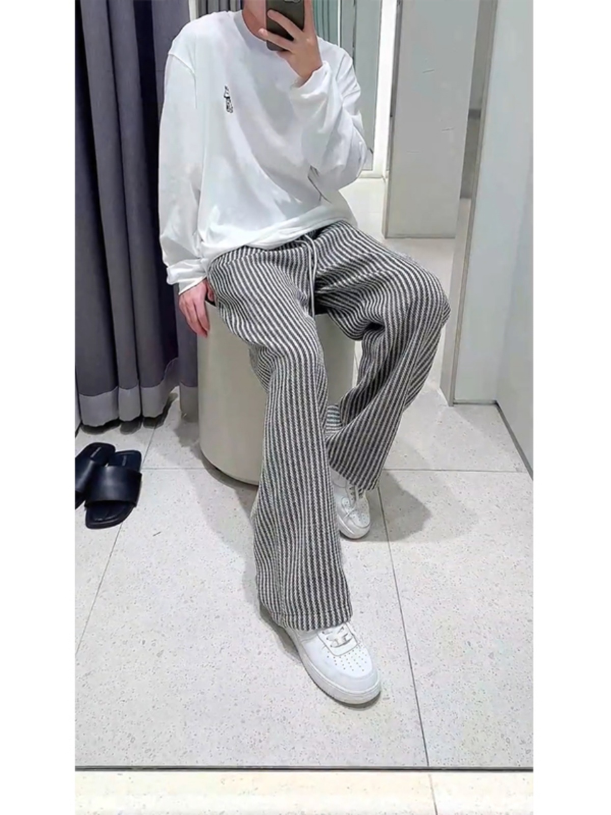 Loose Fit Men's Casual Straigh - مراجعة Streetwear High End Brand وسعره