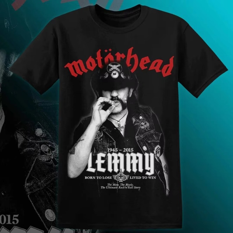 MOTÖRHEAD LEMMY T-Shirt Men Wo - مراجعة Streetwear Clothing Brands وسعره