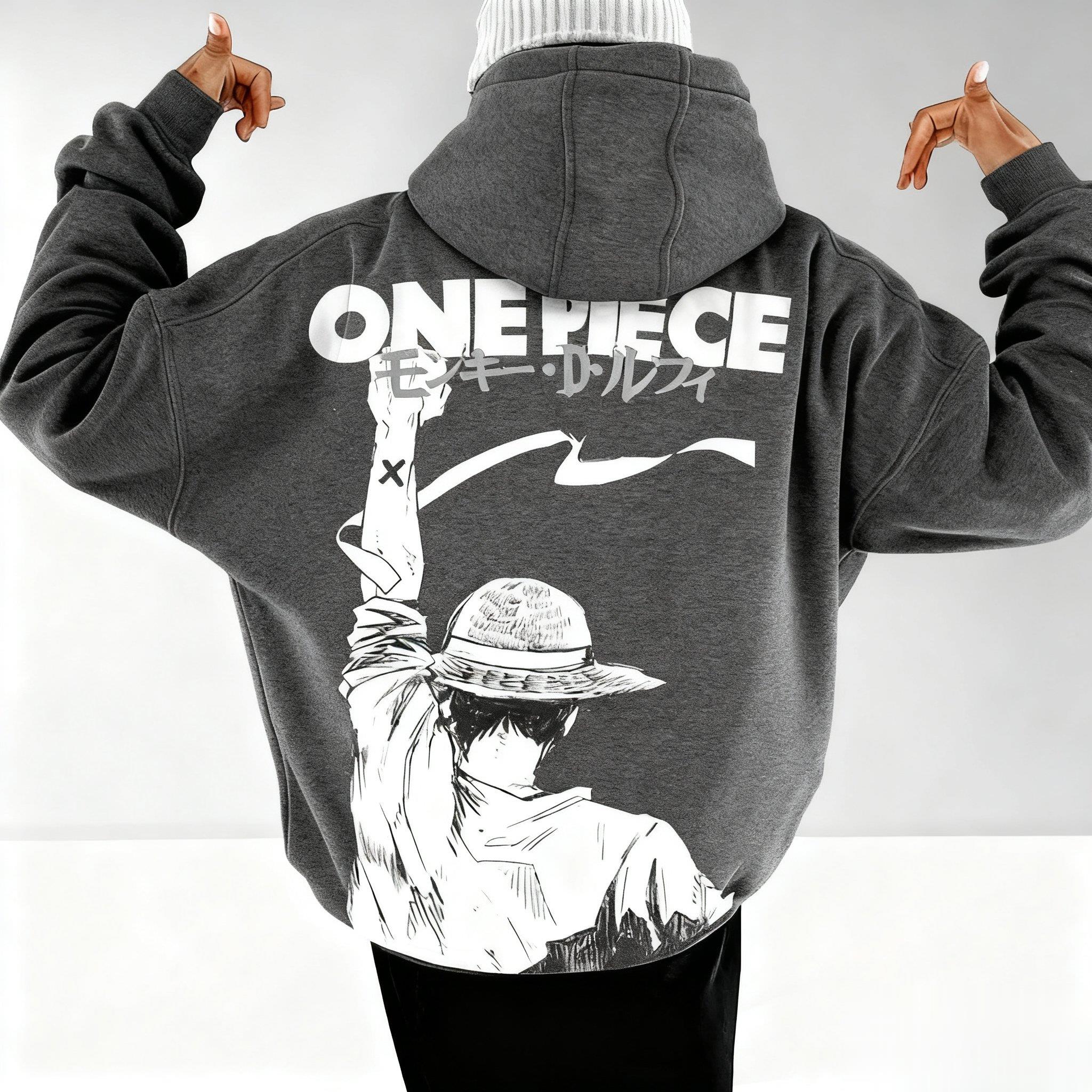 One Piece Anime Hoodie Men Wom - مراجعة Streetwear Brand Y2K وسعره