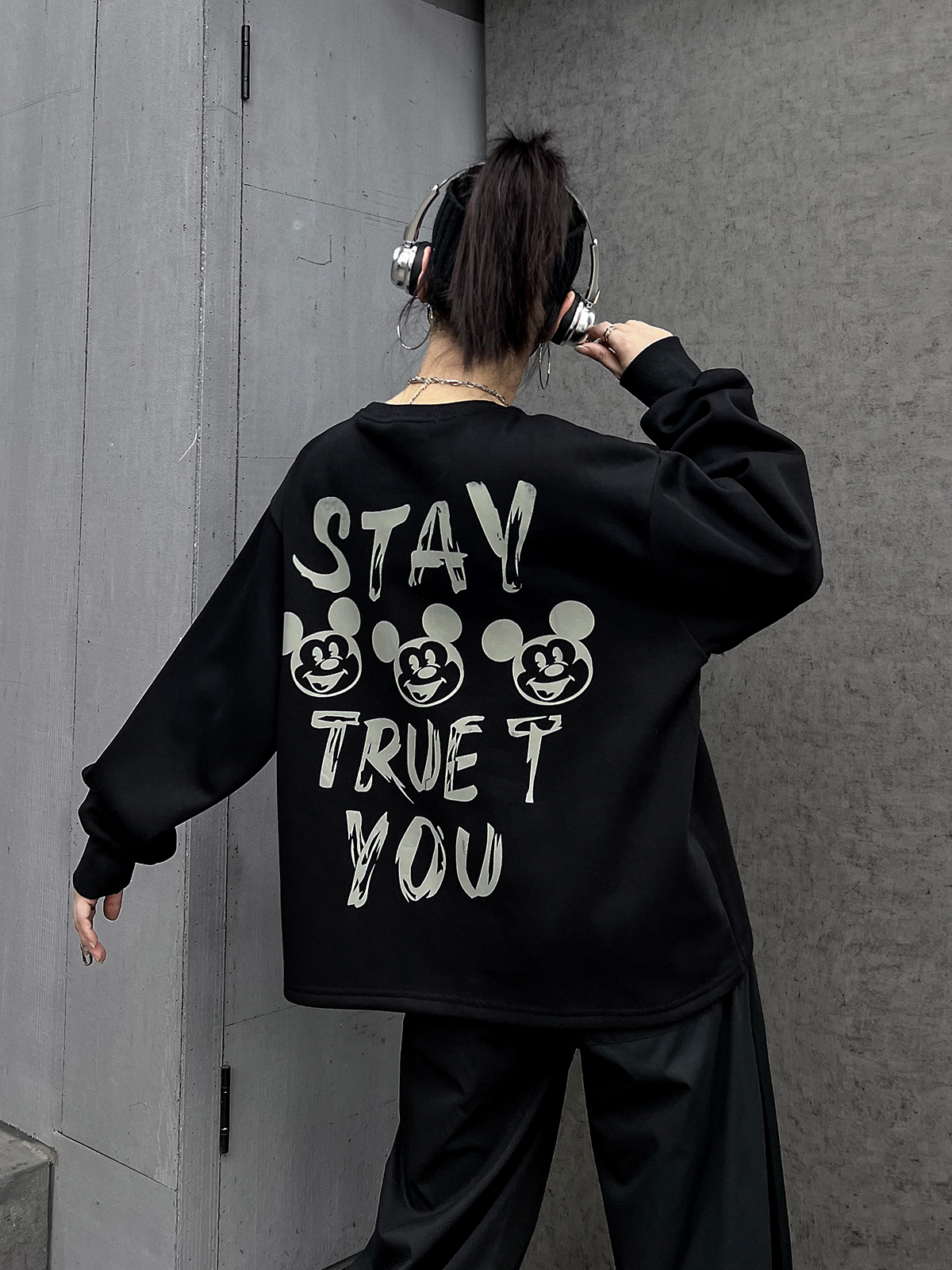 Cool Black Street Style Women' - مراجعة Streetwear Brand Hoodies وسعره