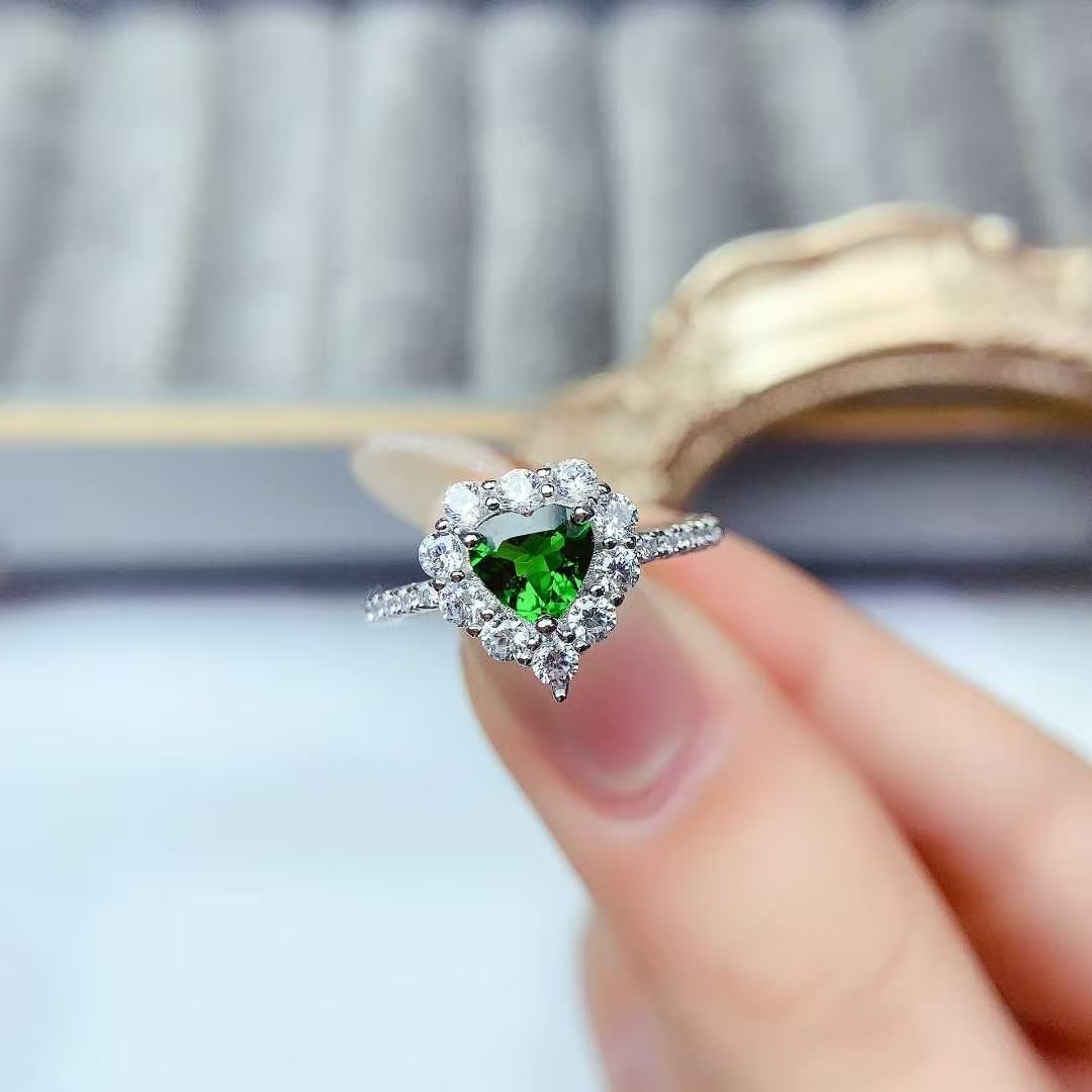 Pure 925 Silver Gemstone Ring  - مراجعة Chrome Hearts Ring وسعره