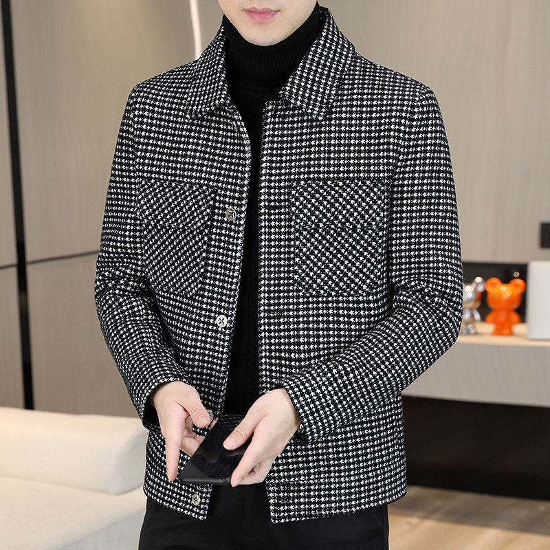 Brand Winter Plaid Woolen Jack - مراجعة Streetwear Clothing Brands وسعره