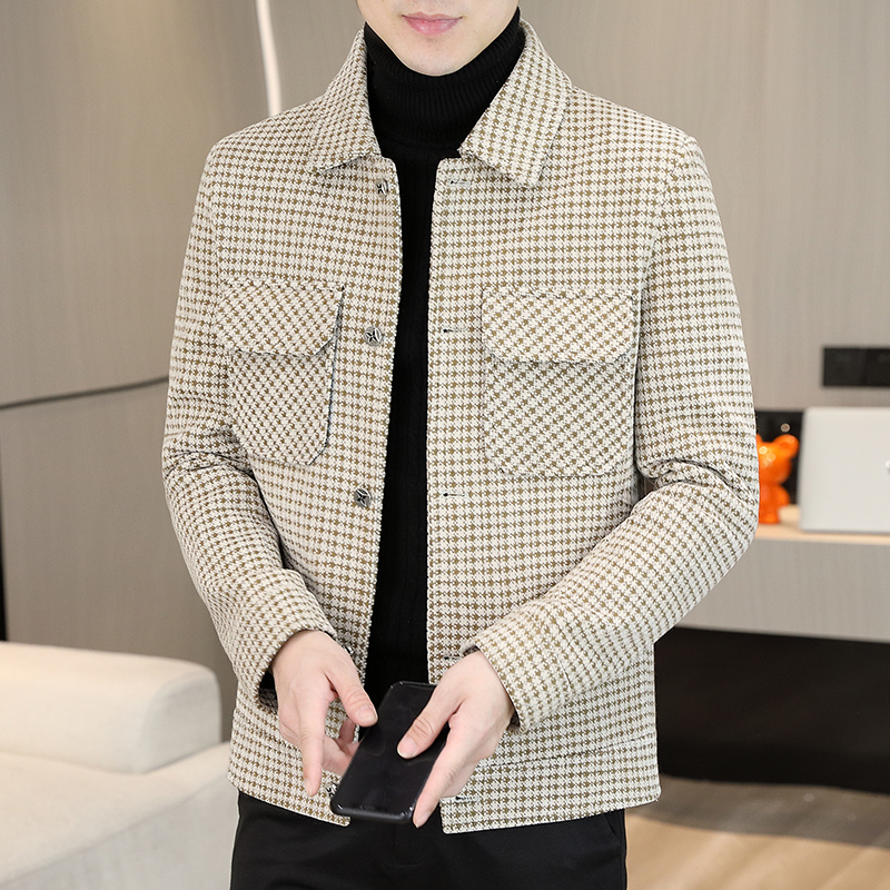 Brand Winter Plaid Woolen Jack - مراجعة Streetwear Clothing Brands وسعره