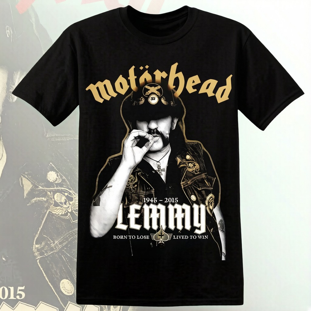 MOTÖRHEAD LEMMY T-Shirt Men Wo - مراجعة Streetwear Clothing Brands وسعره