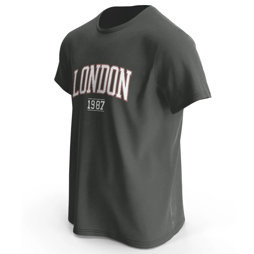 S-4XL Men's London 1987 Vintag - مراجعة Streetwear Brands London وسعره