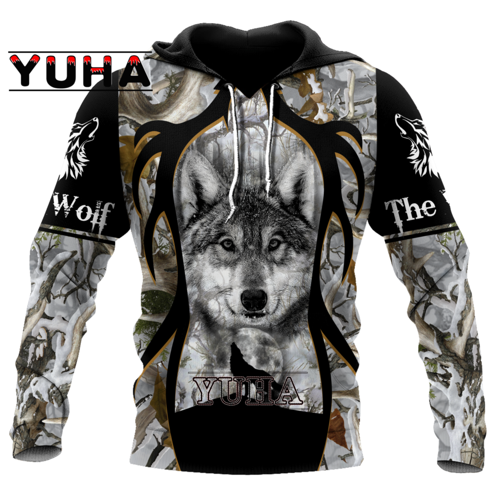 Wolf Printed Hoodies Men 3d Ho - مراجعة Streetwear Brand Hoodies وسعره