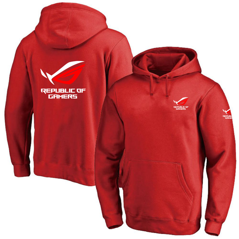 Solid Color Men ROG Republic O - مراجعة Streetwear Brand Hoodies وسعره