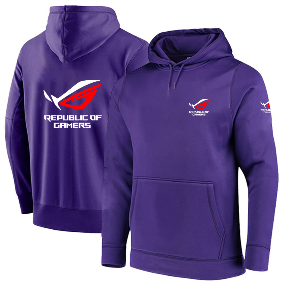 Solid Color Men ROG Republic O - مراجعة Streetwear Brand Hoodies وسعره