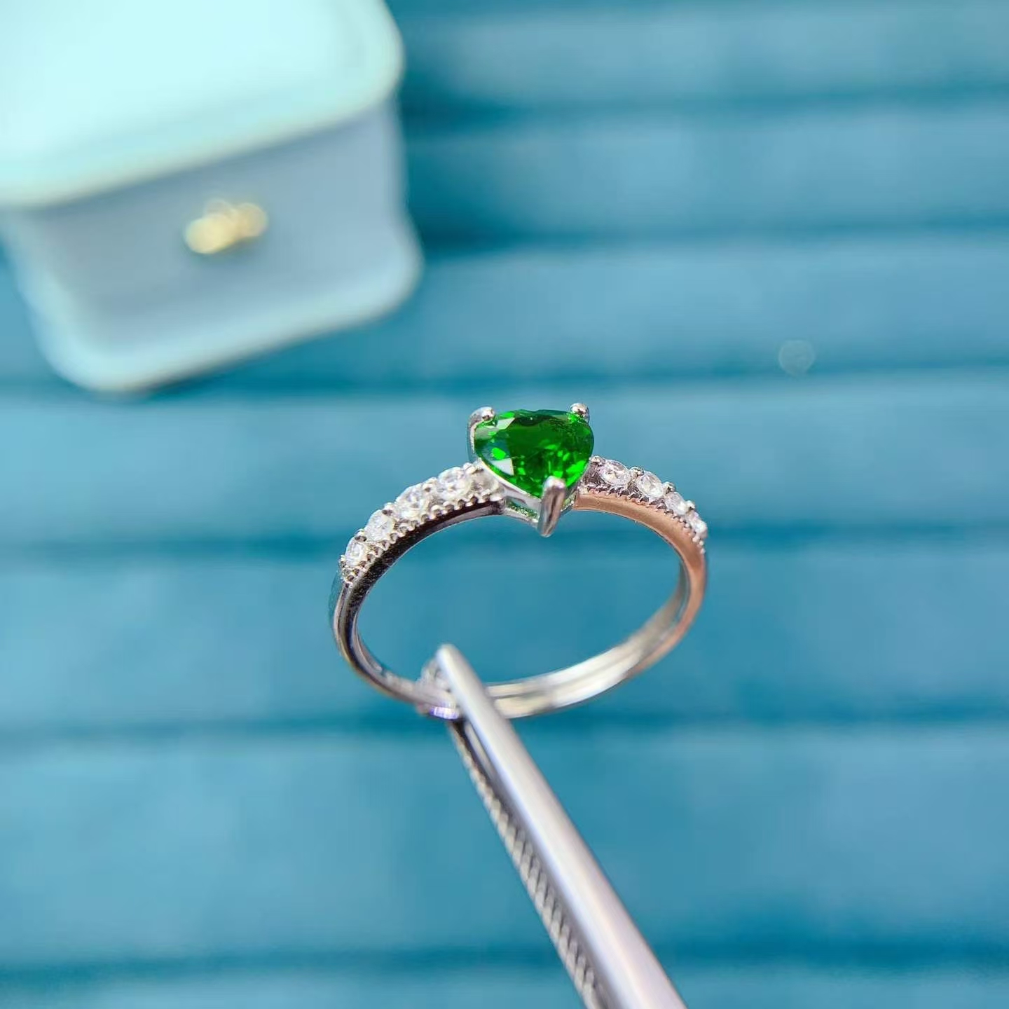 Pure 925 Silver Gemstone Ring  - مراجعة Chrome Hearts Ring وسعره