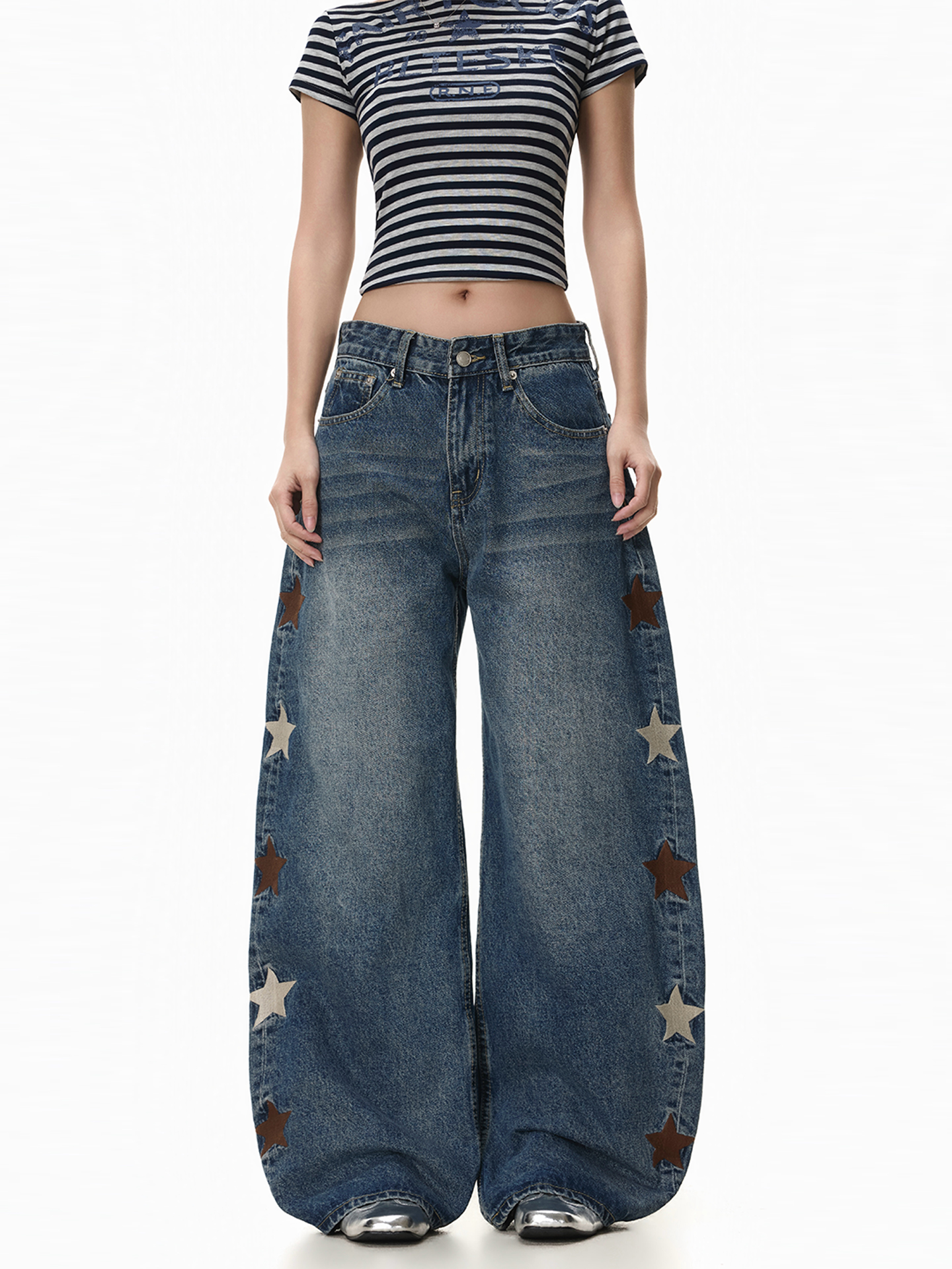 FreeMary Korean Style Star Emb - مراجعة Streetwear Brand Of The Year وسعره