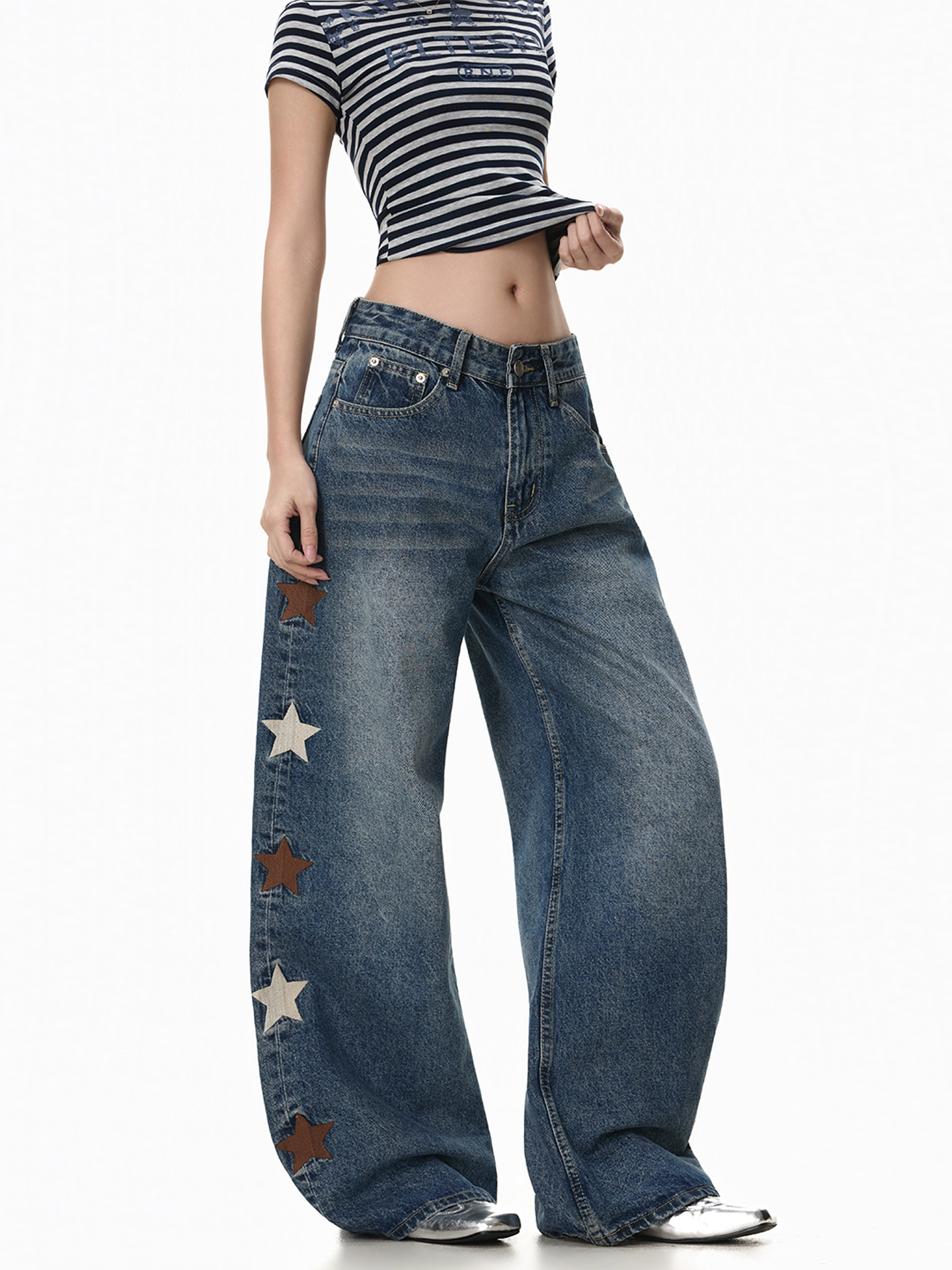 FreeMary Korean Style Star Emb - مراجعة Streetwear Brand Of The Year وسعره